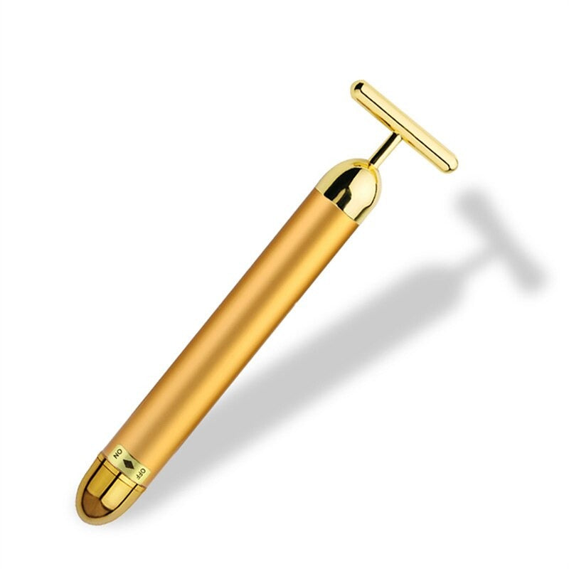 GoldGlow Facial Roller